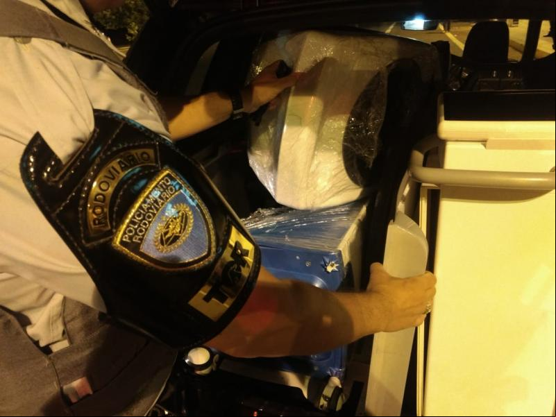 Polícia Militar Rodoviária: Produtos foram apresentados na sede da Receita Federal, em Prudente