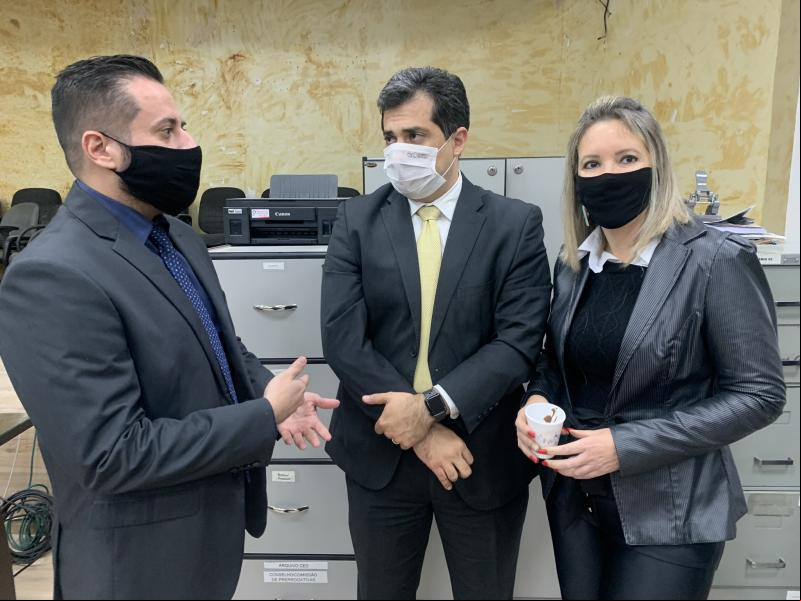 Wesley Cottini, Marco Goulart e Debora Zola