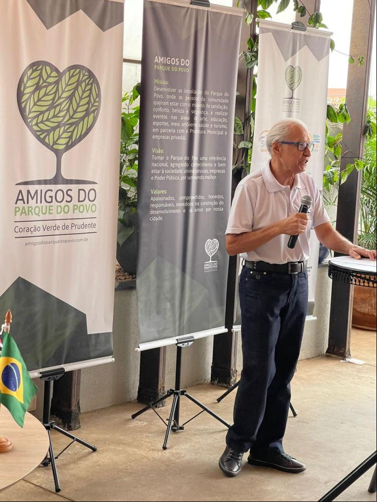 associação amigos do parque do povo é lançada em presidente prudente